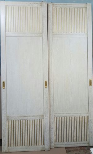 Двери для шкафа купе с фрезеровкой Калуга